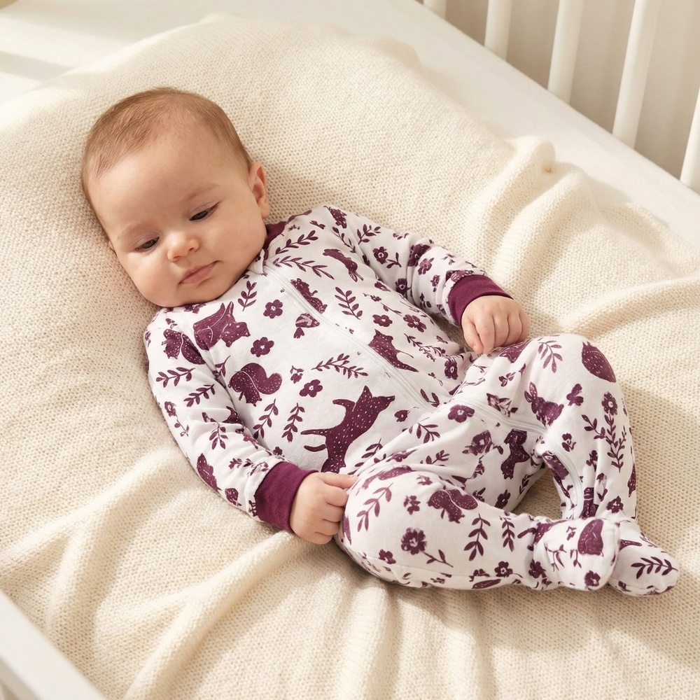 Baby cotton pajama set size 3-6 months